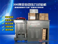 300噸全自動恒應(yīng)力壓力試驗(yàn)機(jī)DYE-3000D型電液伺服