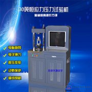 30噸全自動(dòng)試塊壓力機(jī)恒加載水泥壓力試驗(yàn)機(jī)