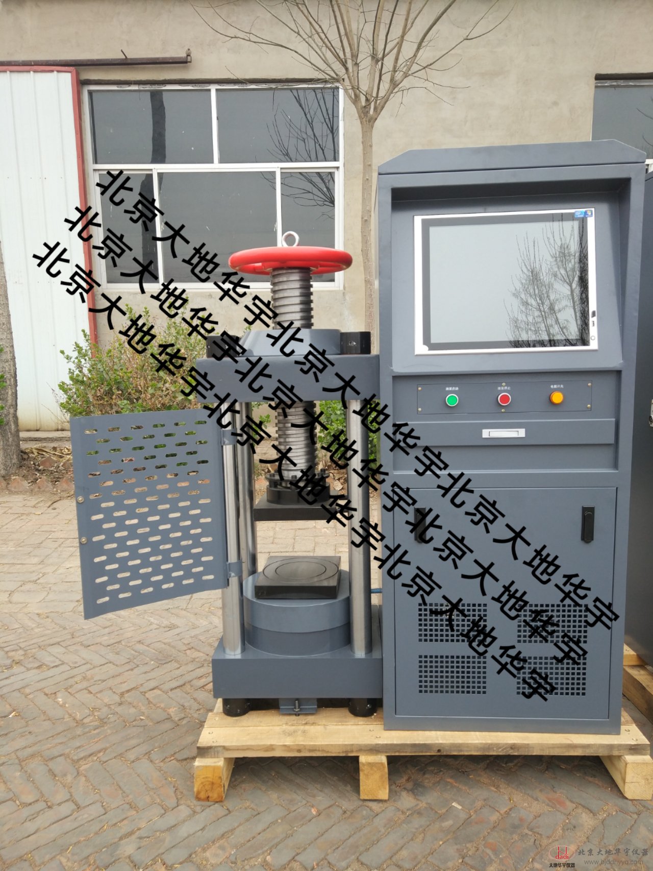 液晶屏顯200噸全自動(dòng)恒應(yīng)力壓力試驗(yàn)機(jī)